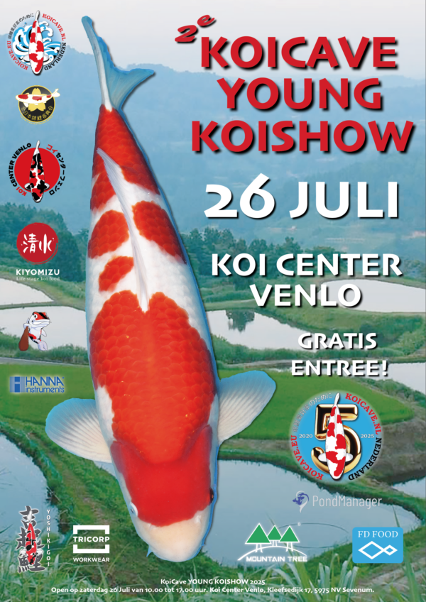 KoiCave Young koishow 2025 - deelname ticket - Afbeelding 2