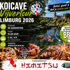 KoiCave vijvertour Limburg 2026